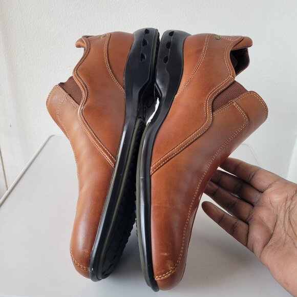 Men's Dress Casual Shoe Brown Cole Haan Bicycle Toe Loafer (Size: 11M) - Picture 11 of 16